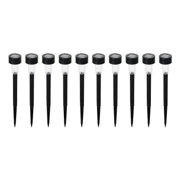 SET 10x Lámpara solar LED LED/0,06W/1,2V 6000K IP44 40 mAh