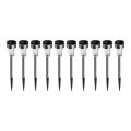 SET 10x Lámpara solar LED LED/0,06W/1,2V 6000K IP44