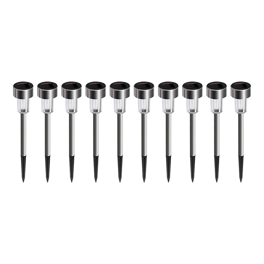 SET 10x Lámpara solar LED LED/0,06W/1,2V 6000K IP44