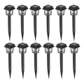 SET 12x Lámpara solar LED LED/0,06W/1,2V 1xAA 6500K IP44 100 mAh