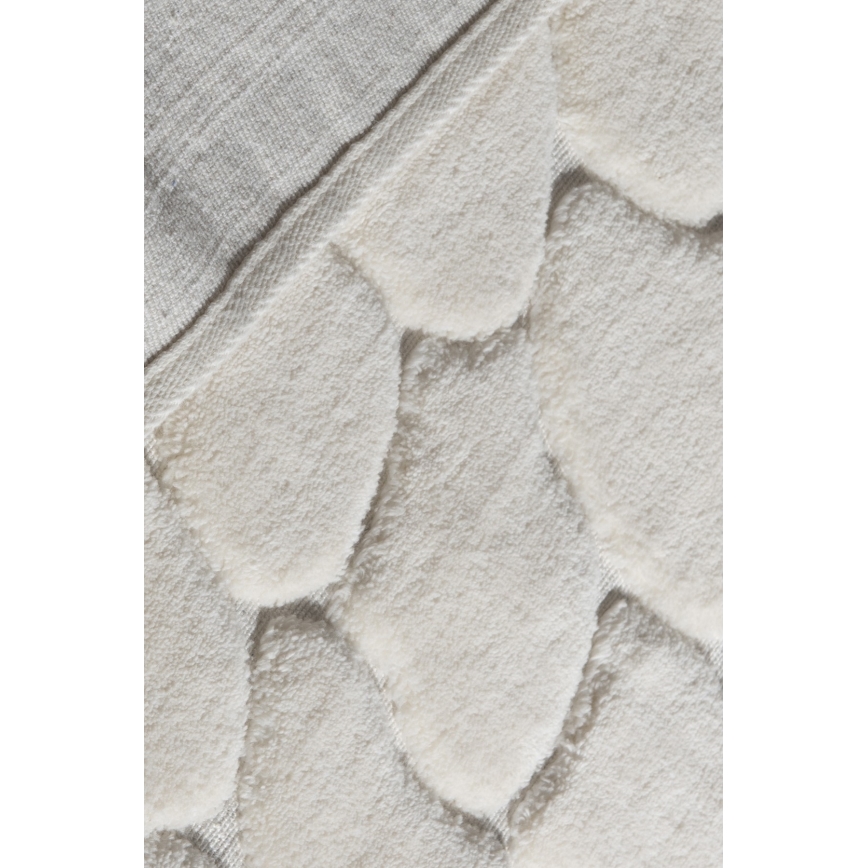 SET 2x Alfombra de baño LINO 60/100 cm beige