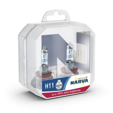 SET 2x Bombilla H11 PGJ19-2/55W/12V - Narva 48101RPNVAS2