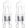 SET 2x Bombilla industrial G9/40W/230V 2700K - Aigostar
