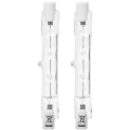SET 2x Bombilla industrial J78 R7s/120W/230V 2900K - Aigostar