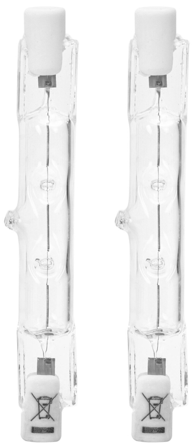 SET 2x Bombilla industrial J78 R7s/80W/230V 2900K - Aigostar