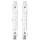 SET 2x Bombilla industrial J78 R7s/80W/230V 2900K - Aigostar