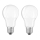 SET 2x Bombilla LED A60 E27/8,5W/230V 2700K