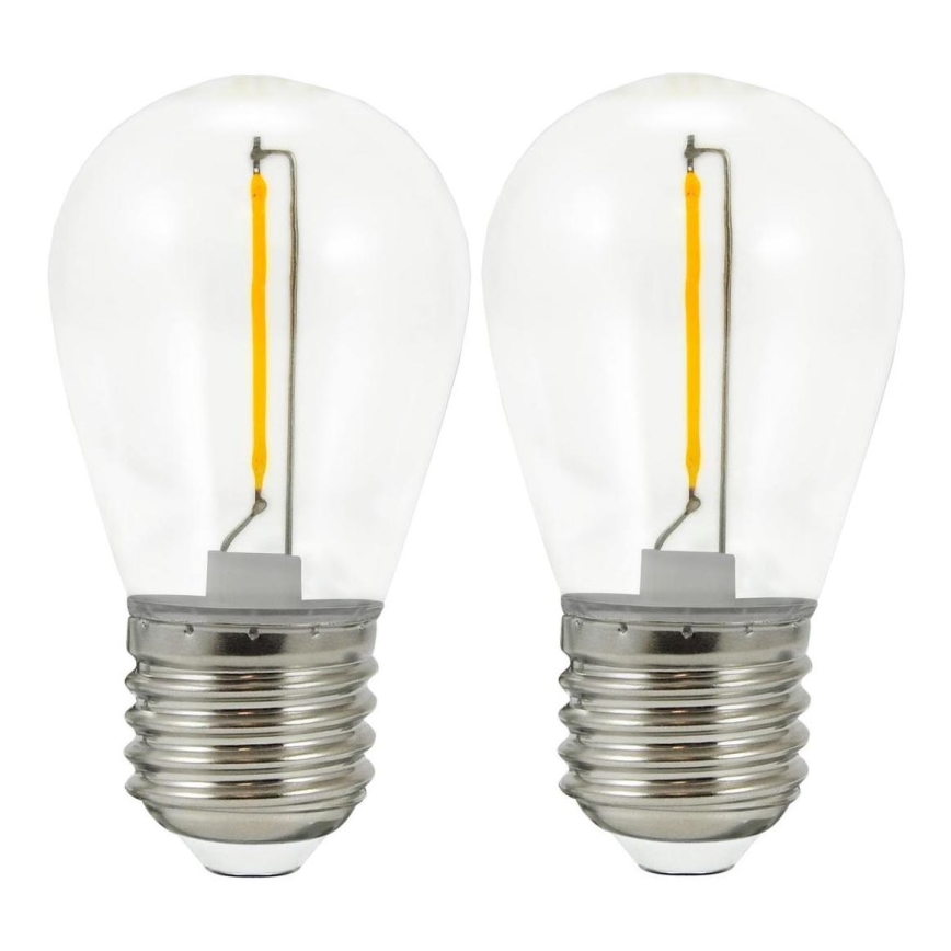SET 2x Bombilla LED PARTY E27/0,3W/36V