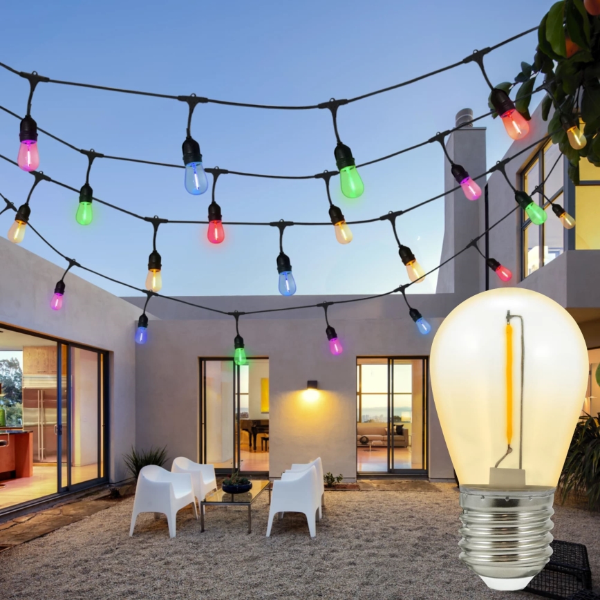SET 2x Bombilla LED PARTY E27/0,3W/36V