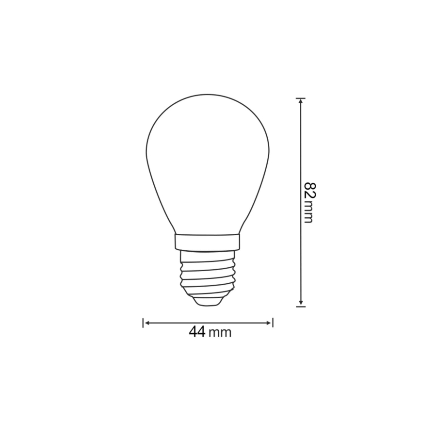 SET 2x Bombilla LED PARTY E27/0,3W/36V
