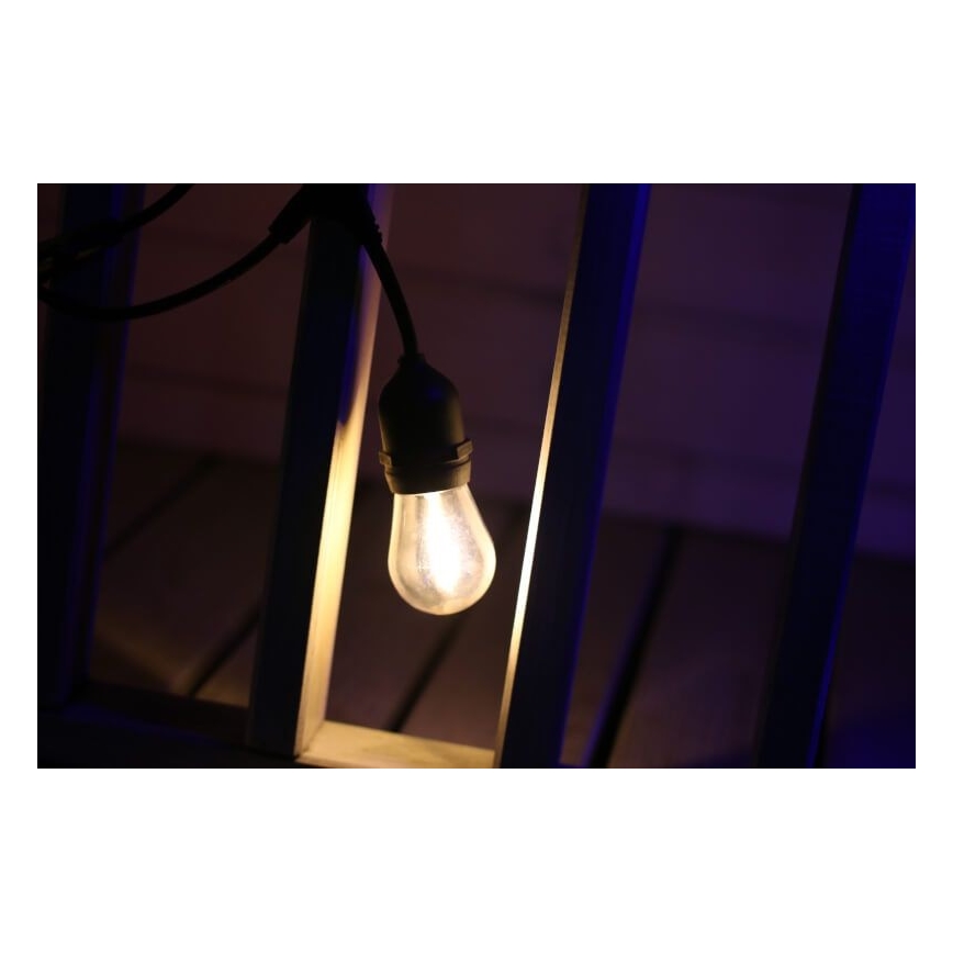 SET DE 2x Bombilla LED PARTY E27/0,5W/36V 2200K