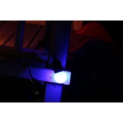 SET 2x bombilla LED PARTY E27/0,5W/36V azul