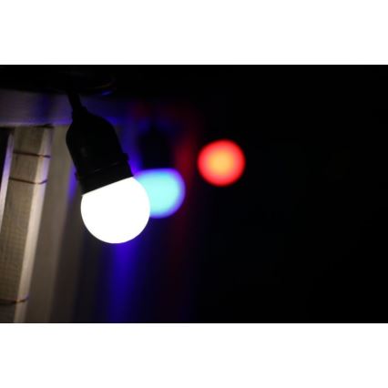 SET 2x bombilla LED PARTY E27/0,5W/36V azul
