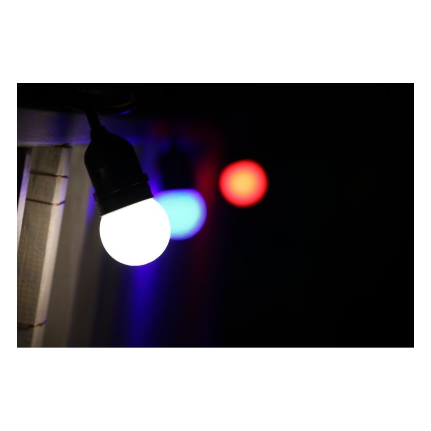 SET 2x bombilla LED PARTY E27/0,5W/36V azul