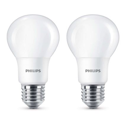 SET 2x Bombilla LED Philips E27/5W/230V 4000K