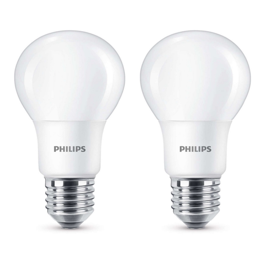 SET 2x Bombilla LED Philips E27/5W/230V 4000K