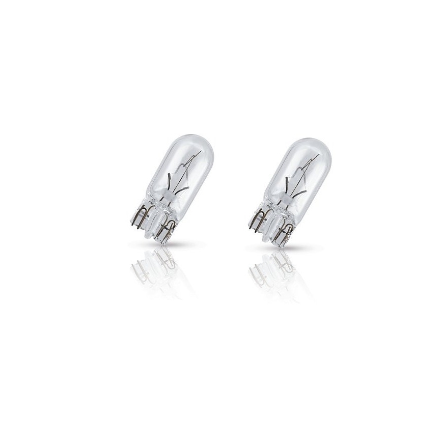 SET 2x Bombilla para coche Philips VISION 12256B2 W2,1x9,5d/3W/12V