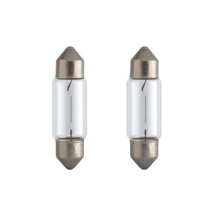 SET 2x Bombilla para coche Philips VISION 12844B2 C5W SW8,5/5W/12V