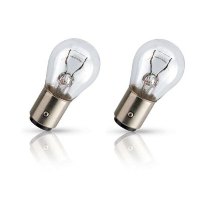 SET 2x Bombilla para el coche Philips VISION 12499CP BAY15d/5W/12V