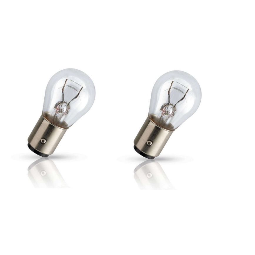 SET 2x Bombilla para el coche Philips VISION 12594B2 BAZ15d/4W/12V