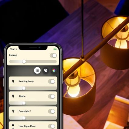 SET 2x LED Bombilla regulable Philips Hue WHITE E14/5,5W/230V 2700K