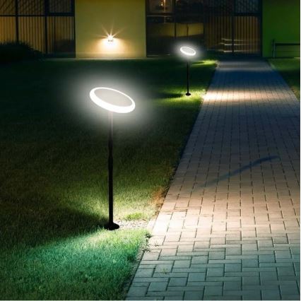 SET 2x LED Lámpara solar ajustable GARDEN LED/3W/5V 42-80 cm 4000K IP65