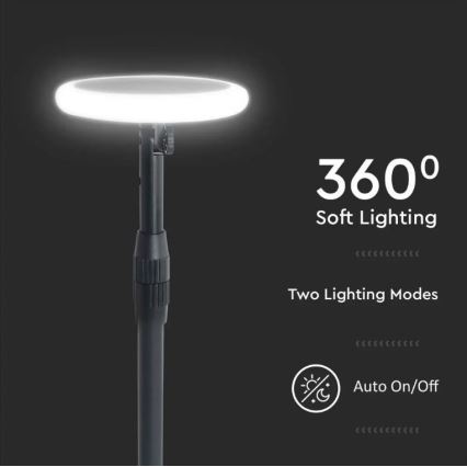 SET 2x LED Lámpara solar ajustable GARDEN LED/3W/5V 42-80 cm 4000K IP65