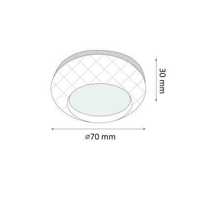 SET DE 2 luces LED táctiles orientativas LED/4,5V/3xAAA