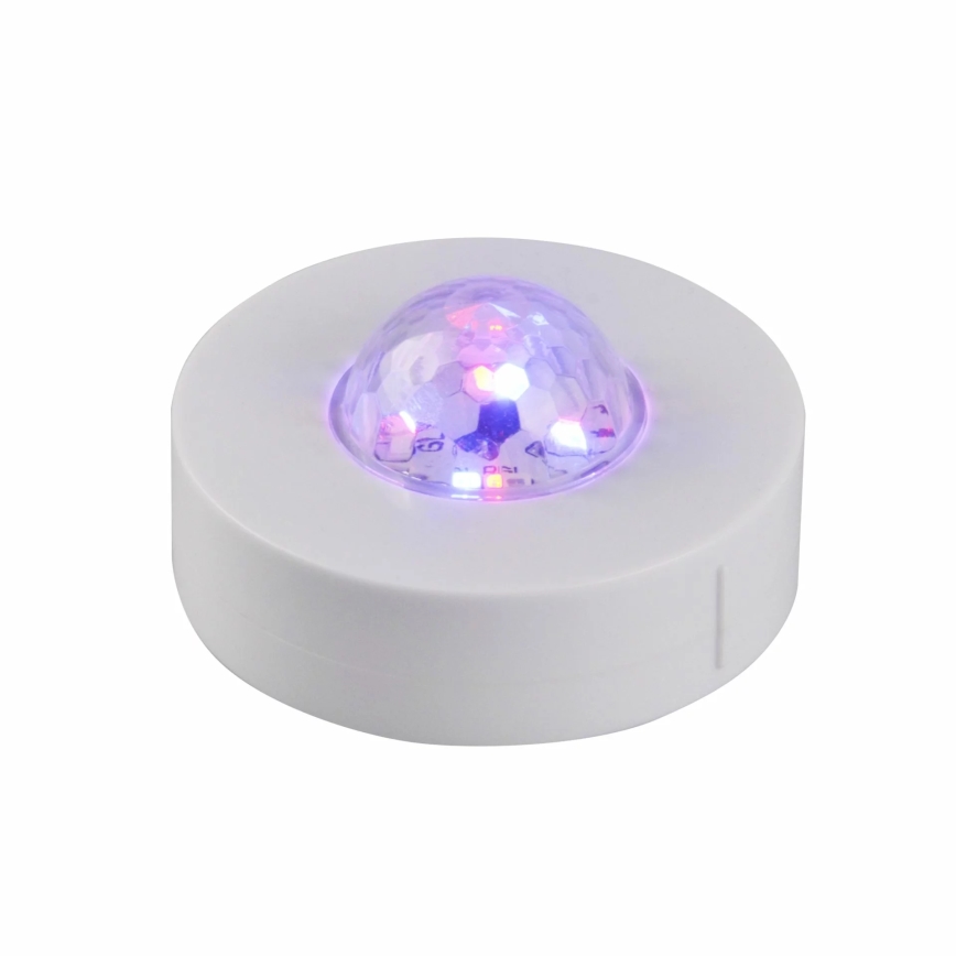 SET 2x LED RGB Regulable lámpara decorativa FESTA 3xAAA/4,5V + control remoto