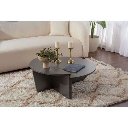 SET 2x Mesa de centro ORION antracita