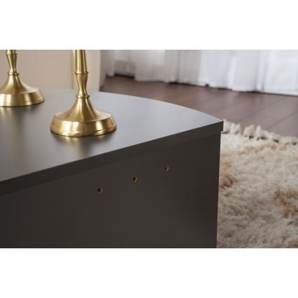 SET 2x Mesa de centro ORION antracita