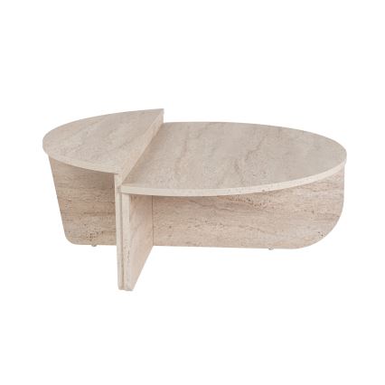 SET 2x Mesa de centro ORION beige