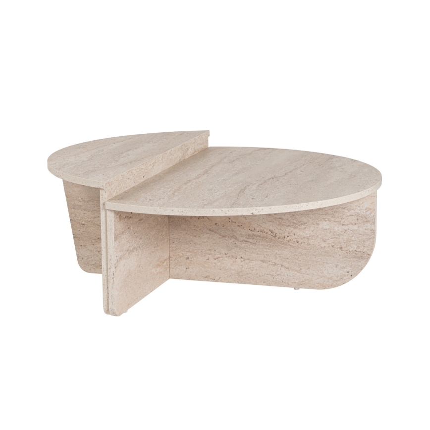 SET 2x Mesa de centro ORION beige