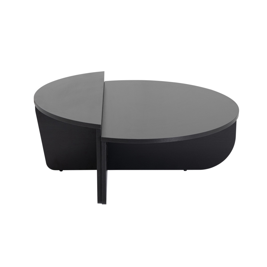 SET 2x Mesa de centro ORION negro