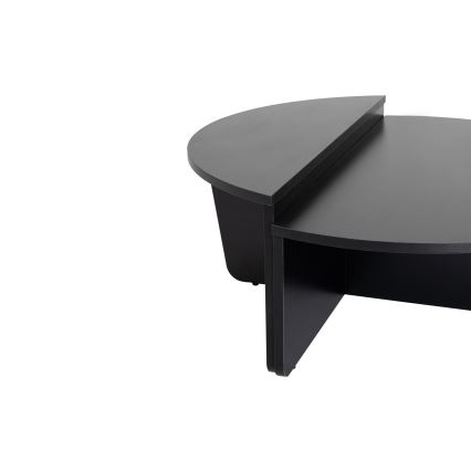SET 2x Mesa de centro ORION negro