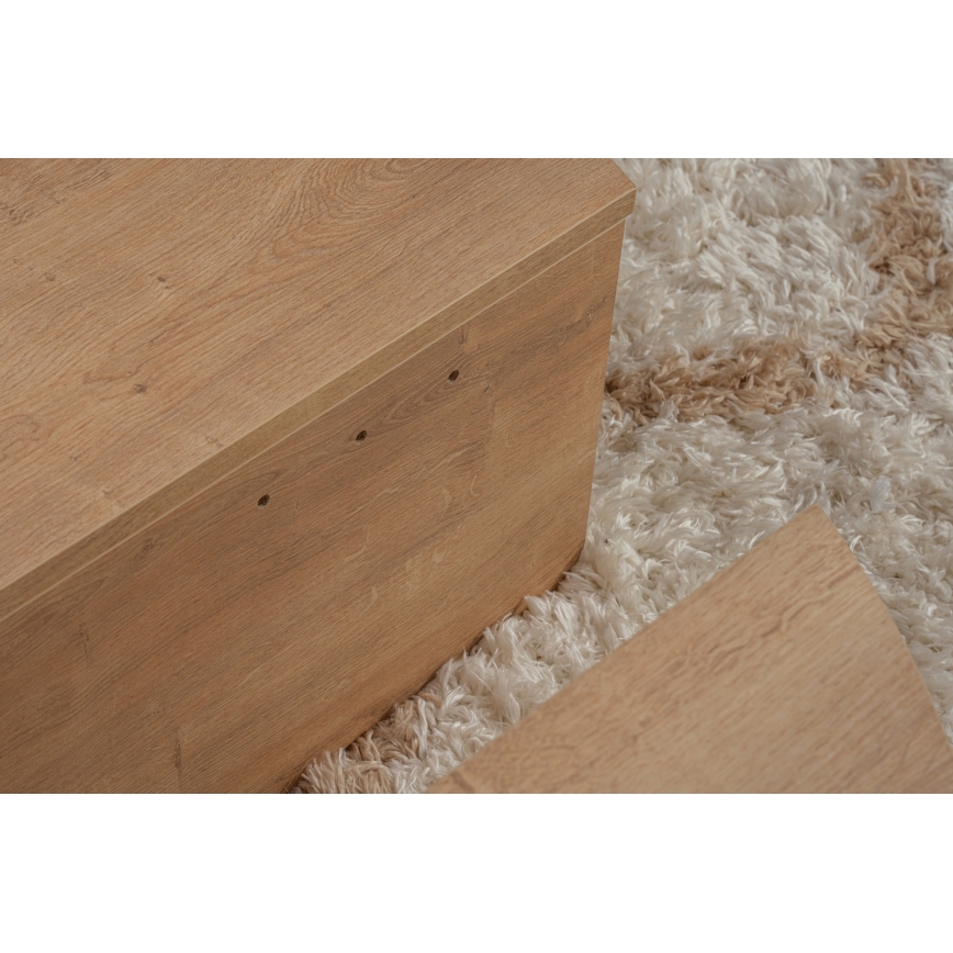 SET 2x Mesa de centro ORION roble