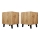 SET 2x Mesilla de noche VAMOS 52x45 cm roble wotan