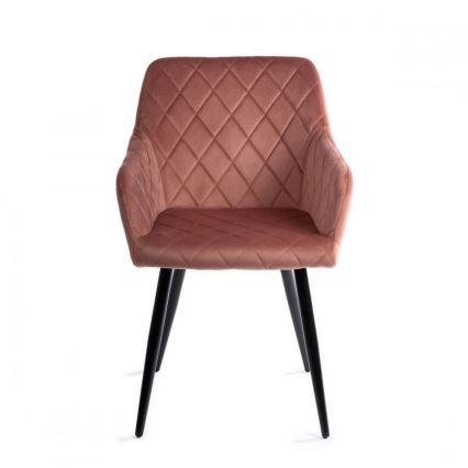 SET DE 2 sillas de comedor RICO rosa