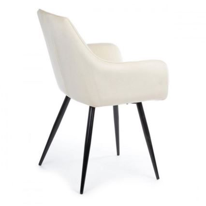 SET DE 2 sillas de comedor SAMETTI crema