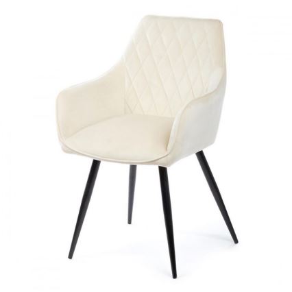 SET DE 2 sillas de comedor SAMETTI crema
