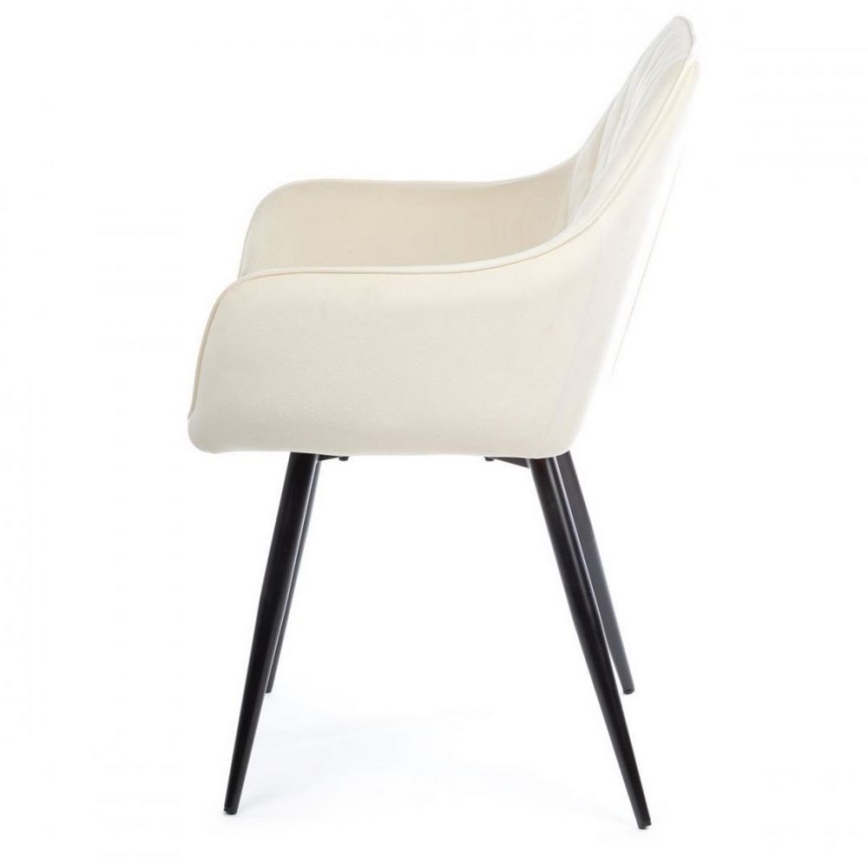 SET DE 2 sillas de comedor SAMETTI crema