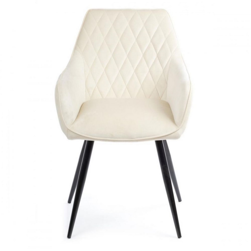 SET DE 2 sillas de comedor SAMETTI crema