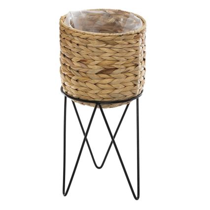 SET 2x Soporte para flores 54x25 cm negro/beige