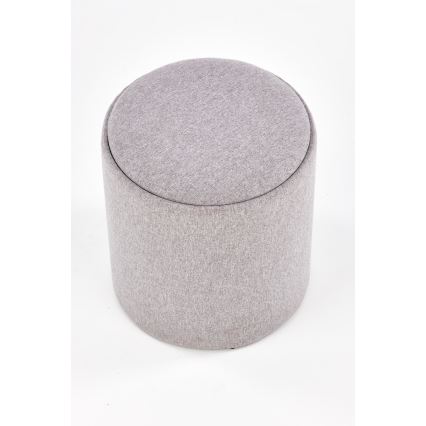 SET 2x Taburete AVIKO diá. 38/45 cm gris/beige