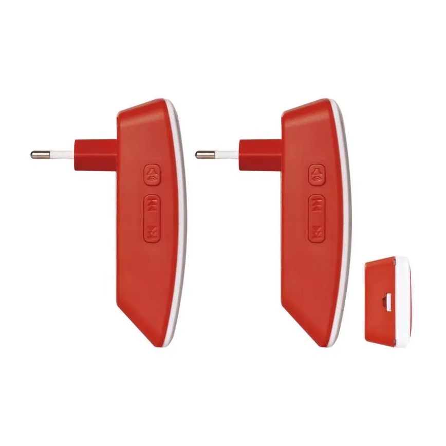 SET 2x Timbre inalámbrico 230V IP44