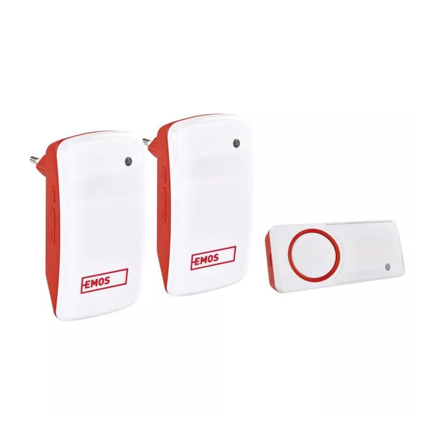 SET 2x Timbre inalámbrico 230V IP44