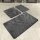 SET 3x Alfombra de baño ALYA 60/60/100 cm antracita