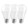SET 3x Bombilla LED A60 E27/10W/230V 3000K