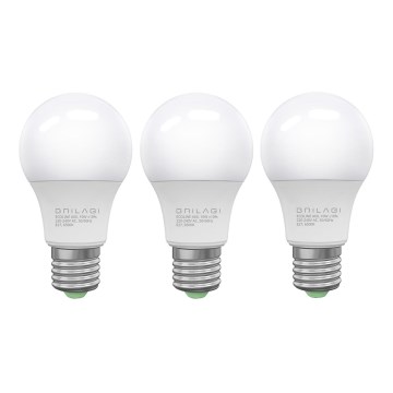 SET 3x Bombilla LED ECOLINE A60 E27/10W/230V 4000K - Brilagi