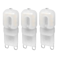 SET 3x Bombilla LED ECOLINE G9/2,5W/230V 3000K - Brilagi